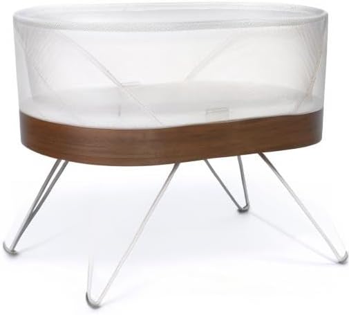SNOO Smart Sleeper Baby Bassinet - Bedside Crib with Automatic Rocking Motions and Soothing White Noise - Ideal for Newborn Babies to 6 Months - Natural Sleep Training
