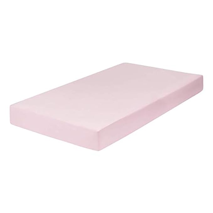 Everyday Kids 2-Pack Fitted Crib Sheets, 100% Soft Breathable Microfiber Baby Sheet, Fits Standard Size Mattress 28in x 52in, Lavender, Pink Nursery Sheet