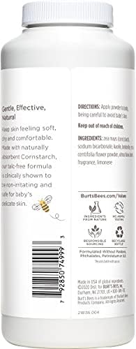 Burt's Bees Baby Dusting Powder, Talc Free and Hypoallergenic for Safe and Gentle Comfort, 100% Natural Origin, Pediatrician Tested, 7.5 Oz (Pack of 2)
