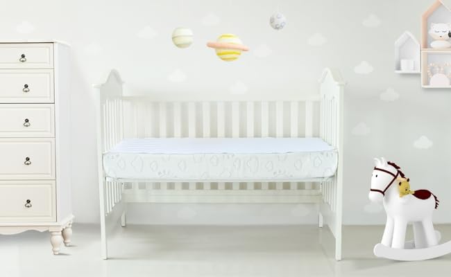 Flannel Crib Protector Pad,100% Waterproof Mattress Protector Pad, One Size, 27" X 39"