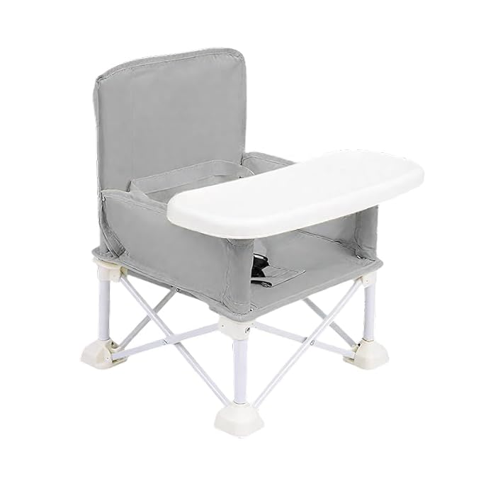 Portable Baby Seat Travel,Compact Folding Baby Chair with Safety Straps,Perfect for Travel, Camping,Beach