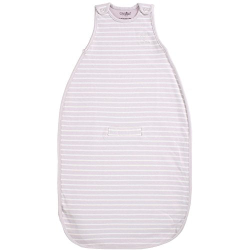 Woolino Toddler Sleeping Bag, 4 Season, Merino Wool and Organic Cotton Baby Wearable Blanket, 2-4 Years, Lilac
