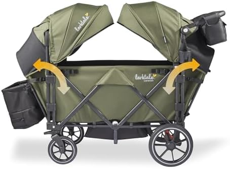 Larktale Caravan V3 Stroller, 2-Seater Kids Wagon, 207 lb Capacity, Chelsea Green