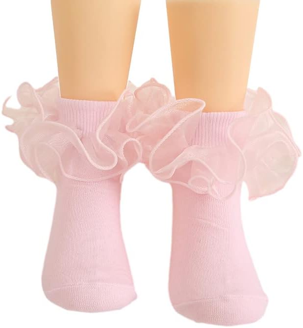 Toptim Newborn Baby-girls Socks and Bow Infant Toddler Ankle Socks