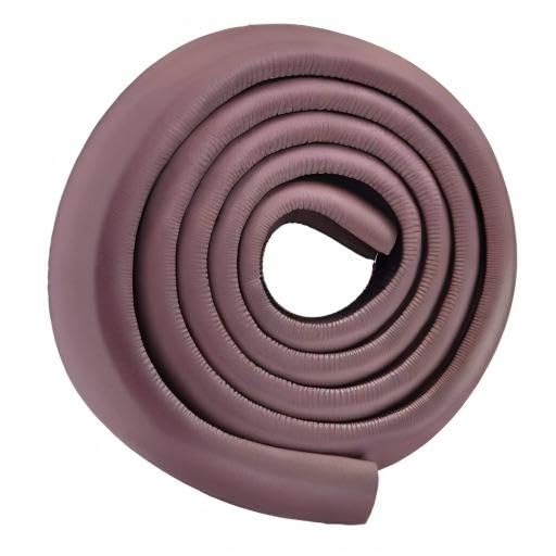 M2cbridge L Shape Extra Thick Furniture Table Edge Protectors Foam Baby Safety Bumper Guard 6.5 Ft (Brown)