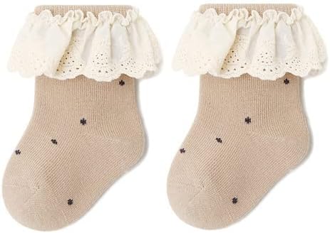 Toptim Newborn Baby-girls Socks and Bow Infant Toddler Ankle Socks