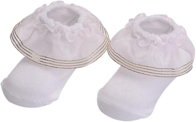 Toptim Newborn Baby-girls Socks and Bow Infant Toddler Ankle Socks