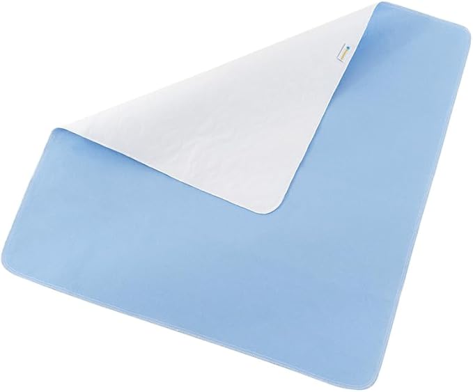 Bamuho Bed Pads for Incontinence Washable Extra Large 2 Pack 44" x 52", Waterproof Adult Large Bed Pads with 4 Layers of Protection, Fits Full to King Size Beds