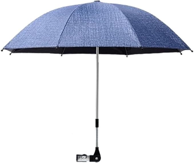 Convenient and Lightweight, Clip-On, Adjustable Steering, Universal, Umbrella Baby Stroller, Stroller Umbrella Attachment for Sun Protection