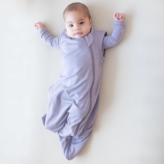 KYTE BABY Unisex Sleep Bag for Babies and Toddlers, 0.5 Tog, 97% Rayon made from Bamboo, 3% Spandex (Large, Taro)