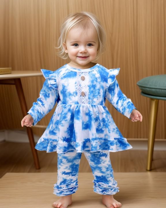 Baby Girl Clothes Toddler Girl Outfits Ruffle Shirt Pants Cute Infant Outfit Set Baby Girl Fall Winter Clothes