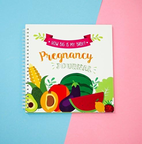 My 9 Months Journey - Belly Book, Pregnancy Journal and Baby Memory Book with Stickers - Baby's Scrapbook and Photo Album - Pregnancy Journals for First Time Moms - Pregnancy Journal Memory Book