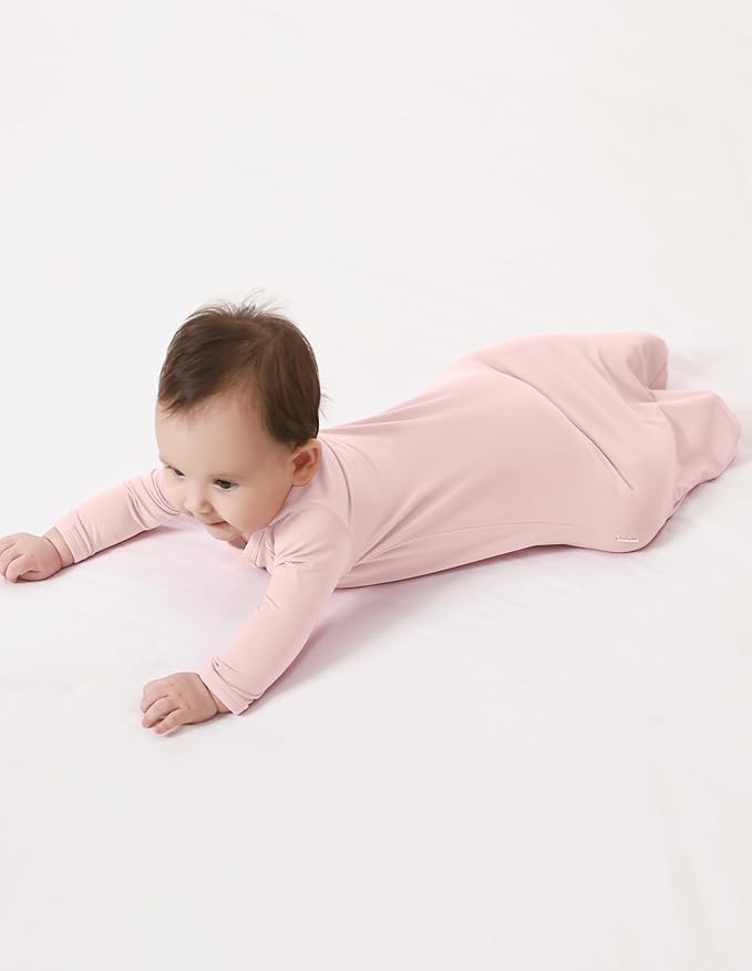 Baby Nightgowns Sleeper Gown Newborn Long Sleeve Pajama Gowns Unisex Viscose from Bamboo Infant Sleepwear