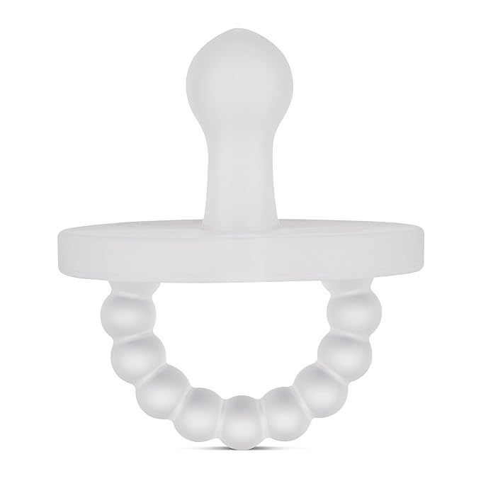 Ryan & Rose Cutie PAT Pacifier Teether (Bulb, Clear)