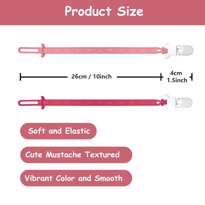 Baby Teething Toys, Food Grade Silicone Remote Control Teether for Babies 3 6 12 18 Months, TV Remote Shape with Silicone Pacifier Clip Infant Chew Toys for Boys and Girls, Freezer BPA Free
