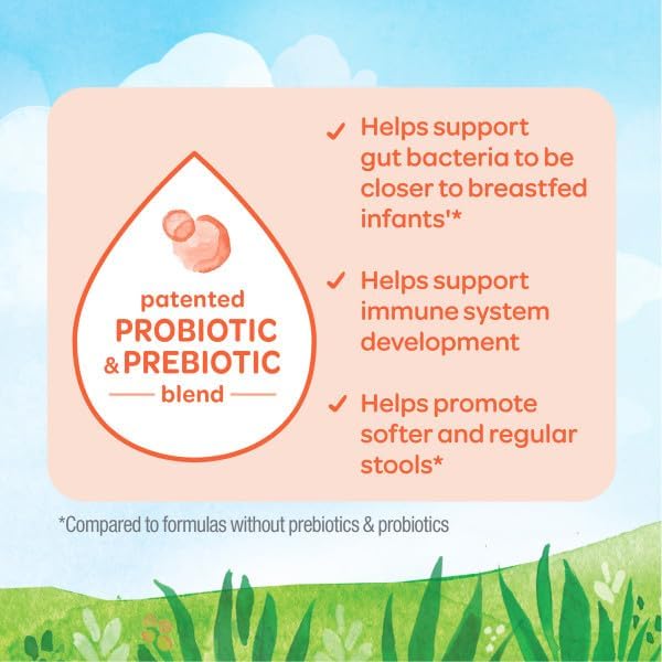 Happy Baby Organics Stage 1 Infant Formula, 0 12 Months, Milk Based Organic Baby Formula Powder with Iron, Probiotics & Prebiotics for Immune & Digestive Support, 22.9 Ounce (Pack of 4)