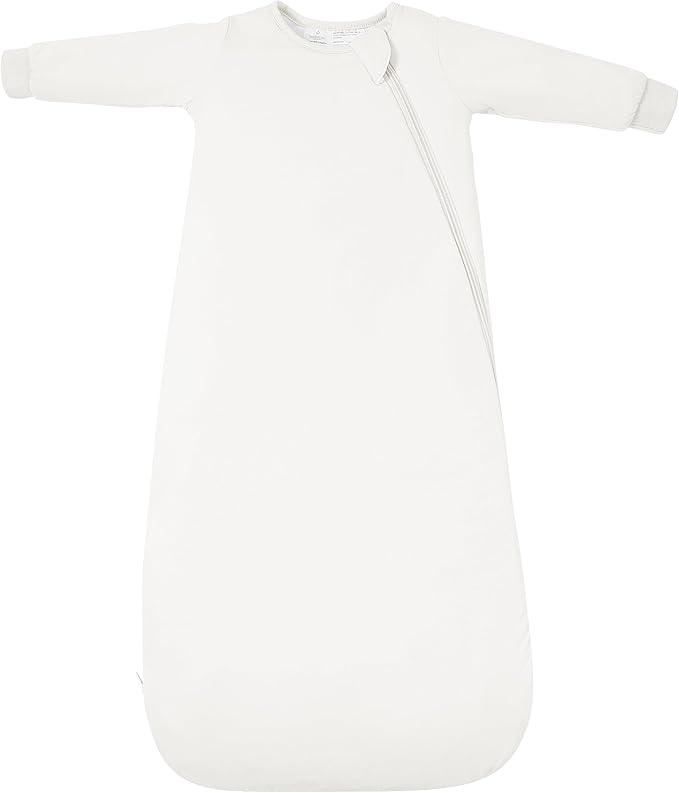 Baby Sleep Sack Long Sleeve Wearable Blanket 1.0 TOG, Premium Soft Infants Sleeping Bags with 2-way Zippers