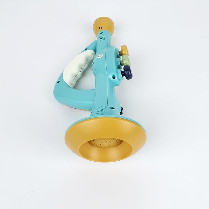 Musical Instruments Toys for Kids, Toddlers Little Trumpet and Baby Educational Toy for Girls & Boys, Ages 1-3 (Blue)