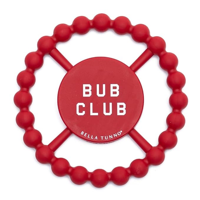 Baby Teether by Bella Tunno, Silicone Teethers for Babies 3-6 months, 6-12 months, Baby Toys, Pacifier, Teething Relief, Boys, Girls, Bub Club