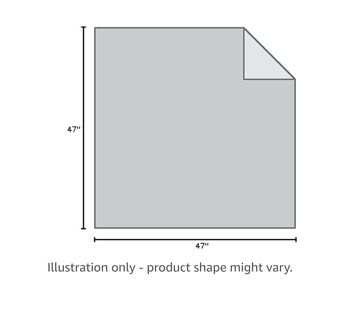 Lulu moon Muslin Quilt Blanket, Crib Blanket for Baby and Toddler,47x47 Inches(Gray)
