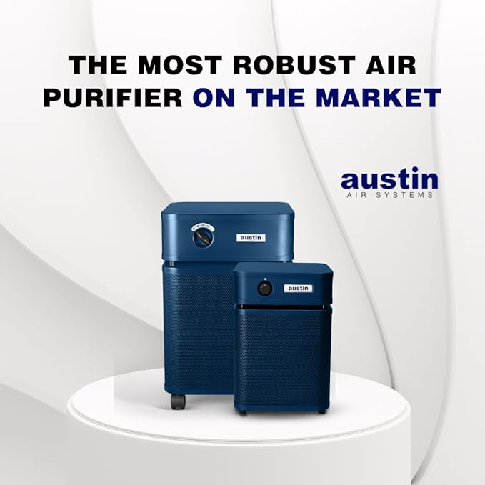 Austin Air Healthmate Plus - Powerful Air Purifier with Medical-Grade Filtration System, Eliminate Harmful Airborne Contaminants, (Black), Model B450