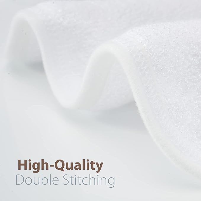 MINIBOO Premium Baby Washcloths for Sensitive Skin - Extra Soft and Absorbent Viscose from Bamboo Face Cloths and Newborn Bath Face Towel - Perfect as Baby Gifts