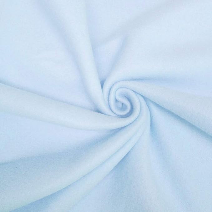 American Baby Company Fleece Blanket with Silk-Like Satin Trim, Soft, Warm & Cozy, Blue, 30" x 30" for Boys and Girls, Perfect for Baby Carrier, Stroller, Travel and Gifting