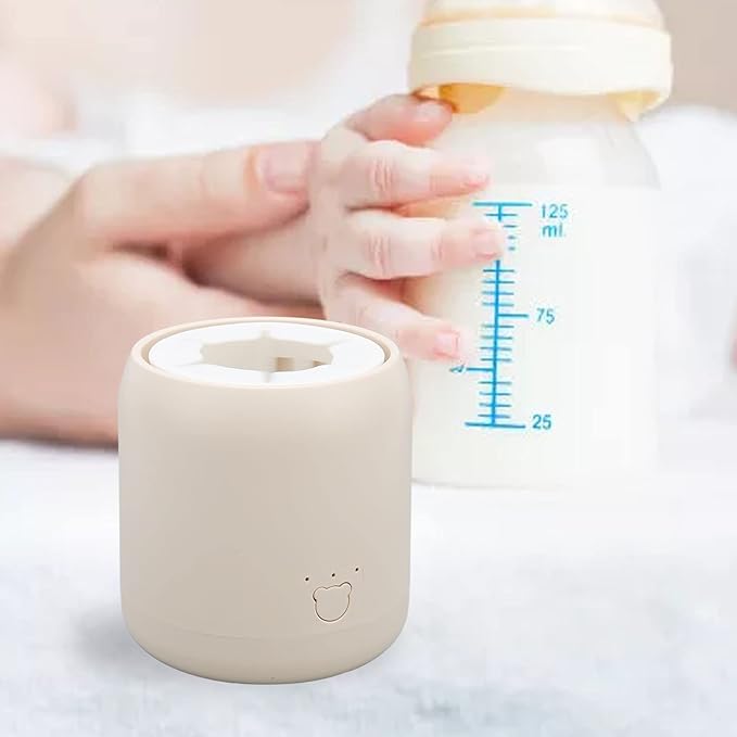 Baby Formula Mixer, 3 Gears Electric Automatic Baby Milk Bottle Shaker, Shake Milk Evenly and Less Bubbles, 1200mAh Battery, Prevent Bloating Infant Bottle Mixer
