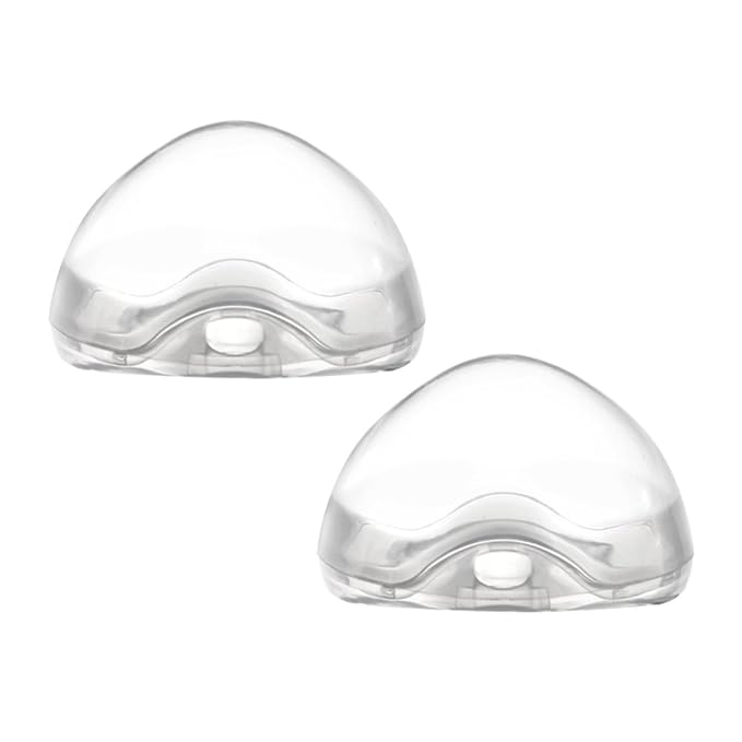Accmor Pacifier Case, Pacifier Holder Case, Pacifier Container for Travel, BPA Free, Transparent, 6 Pack