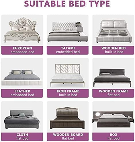 Bed Rail for Toddlers Extra Long Rails for Kids Twin Full Queen King Size Mattress,Baby Toddler Safety Rail Guard with Breathable Fabric for Baby(1 Side 58" L)