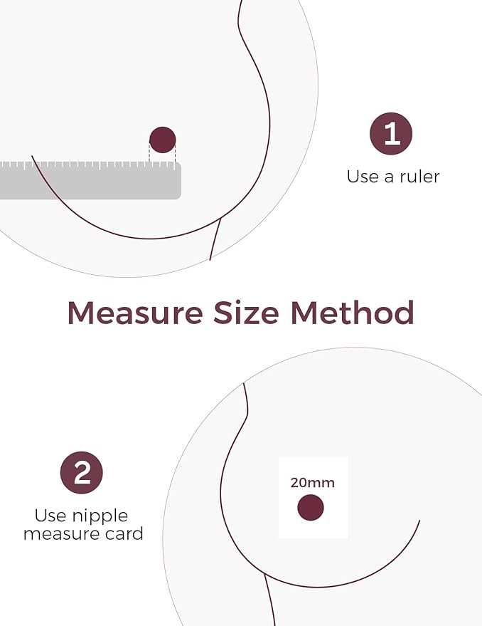 Momcozy Original Replacement Accessories for M5| M6| M9, Food-Grade Silicone & BPA Free, Original Breastfeeding Parts, Inserts 21mm, 4 Pack
