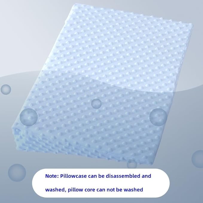 2025 Newly Upgraded Soft and Comfortable Pillow, 30 Degree Incline Breathable Pillow(White-1pc)