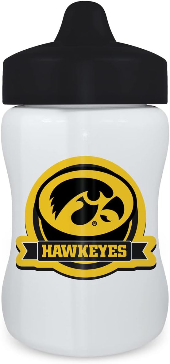 BabyFanatic Sippy Cup - NCAA Iowa Hawkeyes - Officially Licensed Toddler & Baby Cup
