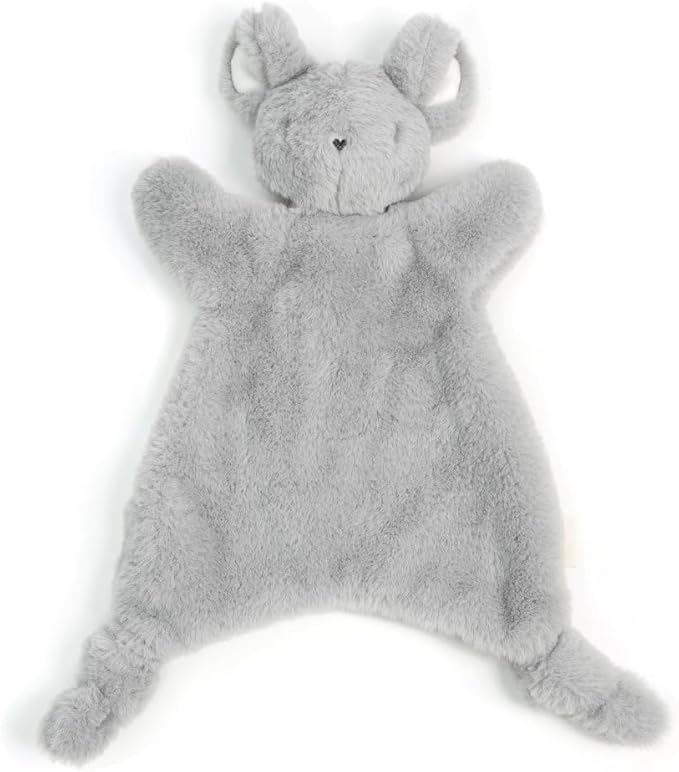 Lovey Soft Toy, 12-Inches, Gray Mouse, Stuffed Animals for Babies, Security Blanket Toy Infants 0-6 Months, Snuggle Toy Baby Girl & Boy, Nursery Soft for Newborns
