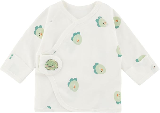 Premie Side Snap Baby Shirt for Preemie Baby, Purcotton Side Snap Tees for Newborn Baby Girls&Boys