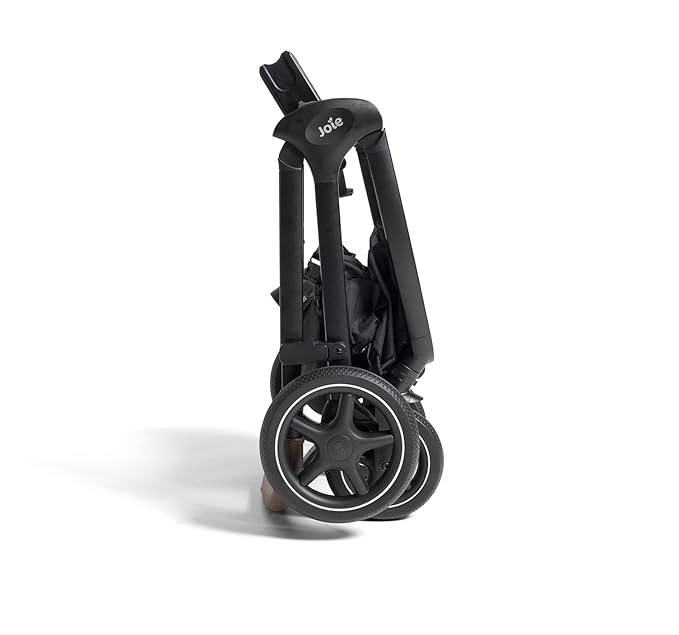 Joie, Kava and Rue Travel System - 3-in-1 Stroller, Lightweight Infant Car Seat & Anti-Rebound Base, All-Wheel Suspension, Reversible Seat (Shale)