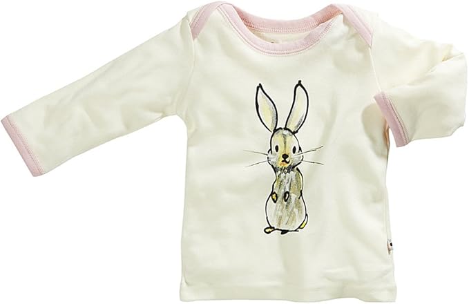 Babysoy Jane Goodall Long Sleeve Baby Toddler Unisex Boy Girl Animal Print Tee