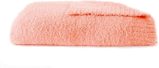 SARANONI Bamboni Luxury Baby Blanket, Breathable & Soft Plush for Infant Boys & Girls (Peach, Mini 15” x 20”)