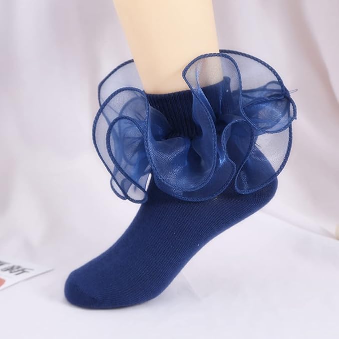 Toptim Newborn Baby-girls Socks and Bow Infant Toddler Ankle Socks