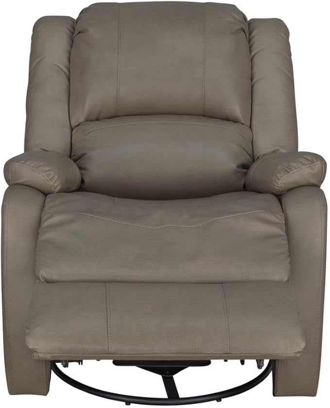 RecPro Charles Collection | 30" Swivel Glider RV Recliner | RV Living Room (Slideout) Chair | RV Furniture | Glider Chair (Putty, 2-Pack)