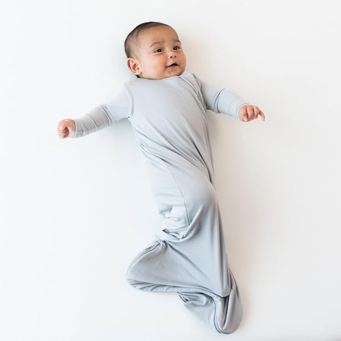 KYTE BABY Unisex Sleep Bag for Babies and Toddlers, 0.5 Tog, 97% Rayon made from Bamboo, 3% Spandex (Medium, Storm)
