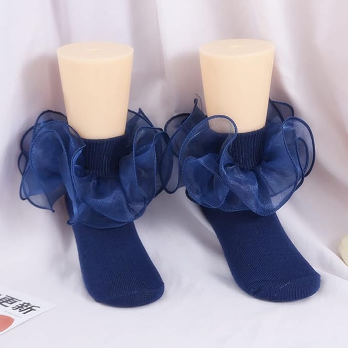 Toptim Newborn Baby-girls Socks and Bow Infant Toddler Ankle Socks