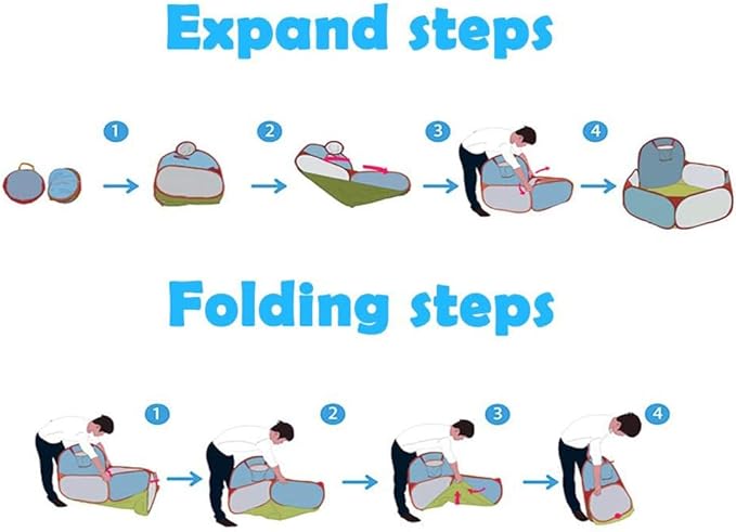 Kids Ball Pit, Pop Up Children Play Tent, Toddler Ball Pool Baby Crawl Playpen with Basketball Hoop, Portable Toys for Girls Boys, 4 ft / 120 cm, Balls Not Included, Spaceship