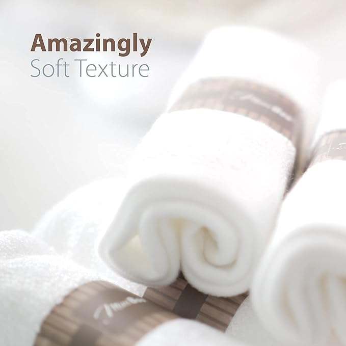 MINIBOO Premium Baby Washcloths for Sensitive Skin - Extra Soft and Absorbent Viscose from Bamboo Face Cloths and Newborn Bath Face Towel - Perfect as Baby Gifts