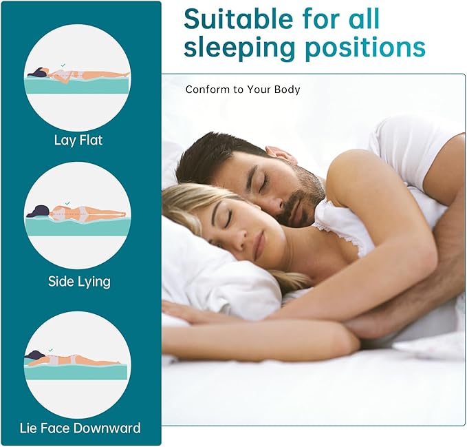 FDW | 14 Inch Twin Mattress | Medium Firm | Gel Memory Foam Mattress | White | Bed in a Box, CertiPUR-US Certified | Pressure Relief, Cooling Ventilated Foam | Washable Removable Cover