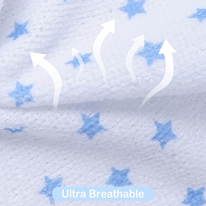 Viviland Baby Towels and Washcloths, Soft Absorbent Baby Boy Bath Towel Set, Whale Hooded Towels with 5 Infant Washcloths,(6 Pieces)