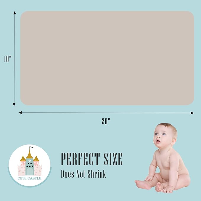 24 Pack Muslin Burp Cloths for Baby - Ultra-Soft 100% Cotton Baby Washcloths - Large 20'' by 10'' Super Absorbent Milk Spit Up Rags - Burpy Cloths for Unisex, Boy, Girl - Brown