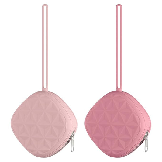 Silicone Pacifier Case for Diaper Bag, Newborn Baby Pacifier Holder Case For Boys & Girls (Color 2)