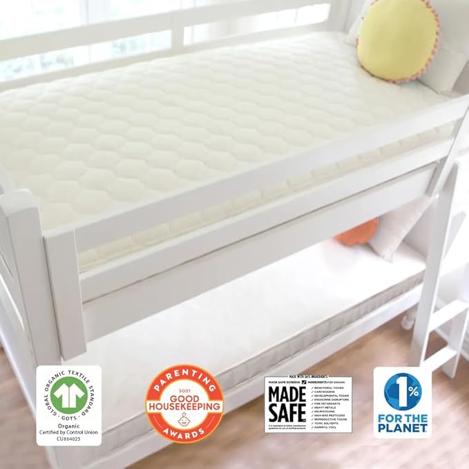 Organic Kids 2 in 1 Mattress by Naturepedic