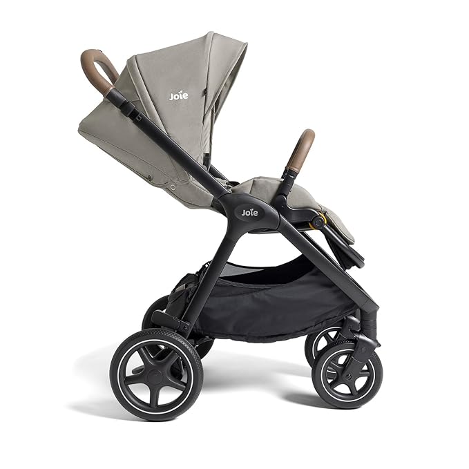 Joie Kava 3-in-1 Stroller and Mint Latch Car Seat Travel System with Reversible Seat, All-Wheel Suspension, and Flex in-Seat Comfort (Dove)